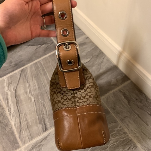 Coach Monogram Shoulder Bag - Picture 9 of 10